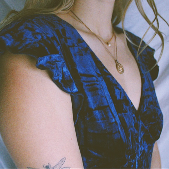 Vintage velvet Dress - Picture 2 of 6